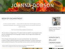 Tablet Screenshot of joannadobson.com